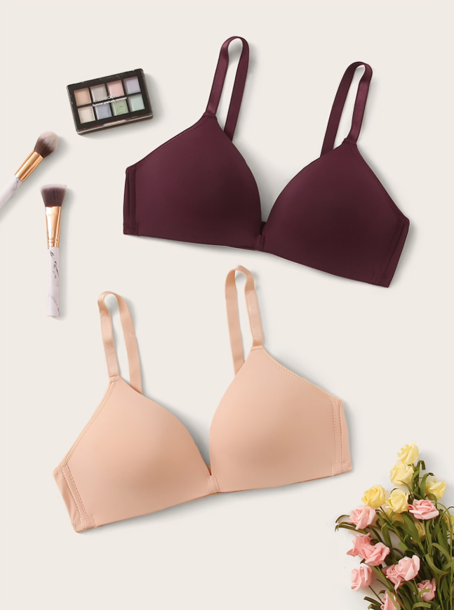 Luxe Comfort Adjustable Strap Bra Set